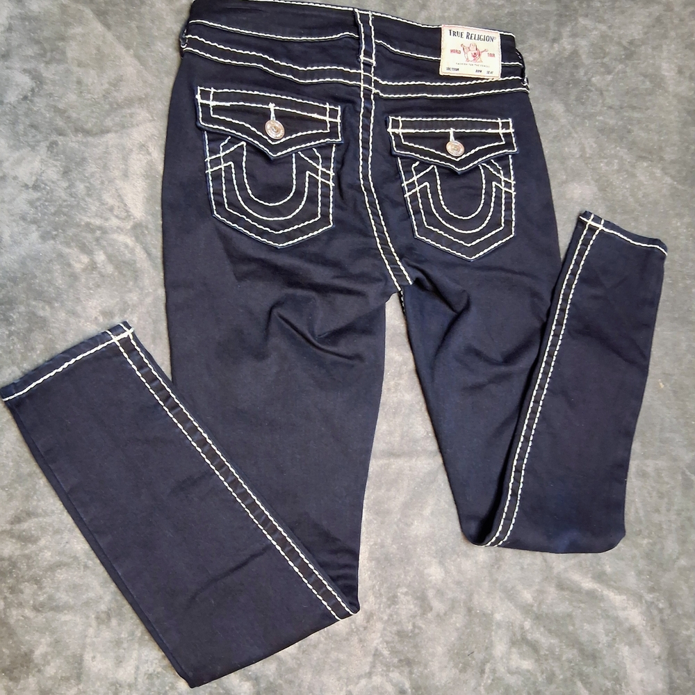 True Religion Dark Blue Jeans - Picture 6 of 6